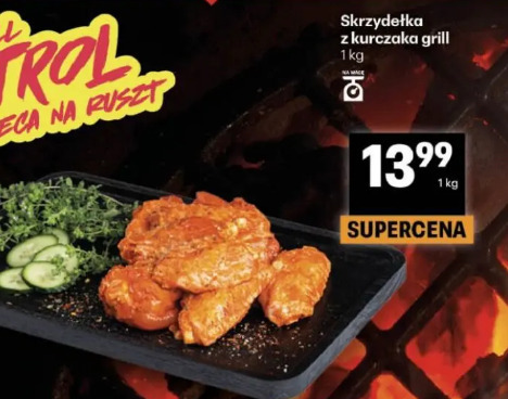 Skrzydełka z kurczaka grill