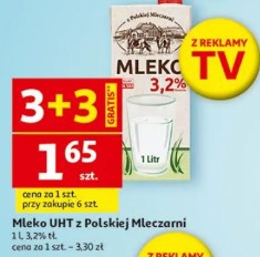 Mleko UHT z Polskiej Mleczarni 3,2%