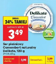 Ser pleśniowy Camembert naturalny Delikate