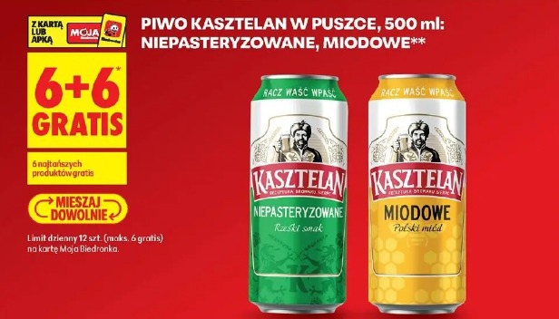Piwo Kasztelan w puszce