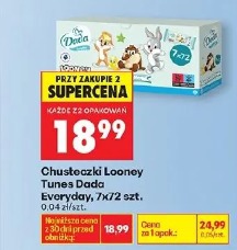 Chusteczki Looney Tunes Dada Everyday, 7x72 szt.