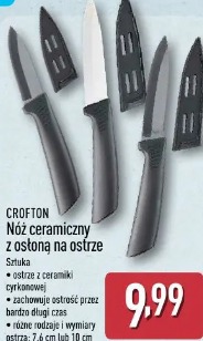 Crofton Nóż ceramiczny z osłoną na ostrze