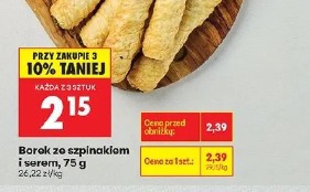 Borek ze szpinakiem i serem