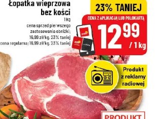Łopatka wieprzowa bez kości