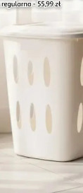 Kosz na pranie biały