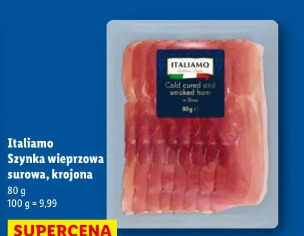 Italiamo Szynka wieprzowa surowa, krojona