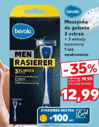 Bevola Men Rasierer maszynka do golenia 3 ostrza + 3 wkłady