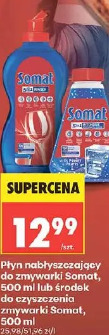 Płyn nabłyszczający do zmywarki Somat lub środek do czyszczenia zmywarki Somat