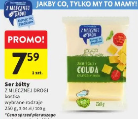 Ser żółty Z MLECZNEJ DROGI kostka