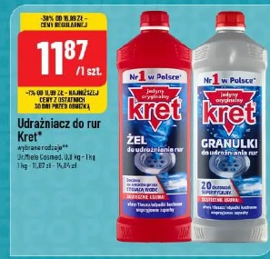 Kret żel do udrażniania rur