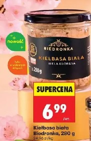 Kiełbasa biała Biedronka