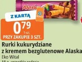 Rurki kukurydziane z kremem bezglutenowe Alaska Eko Wital