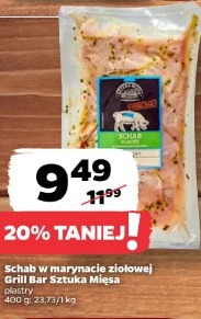 Schab w marynacie ziołowej Grill Bar Sztuka Mięsa