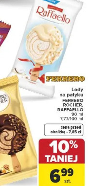 Lody na patyku Ferrero Rocher, Raffaello