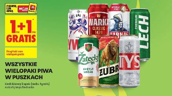 Wielopaki piwa w puszkach