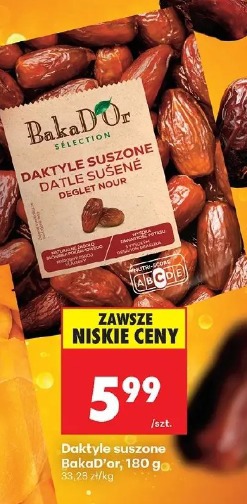Daktyle suszone BakaD'Or