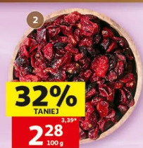 Żurawina cięta suszona słodzona