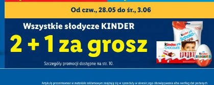 Wszystkie słodycze Kinder