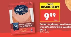 Schab wędzony na wiśniowo w plastrach Kraina Wędlin