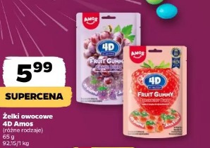 Żelki owocowe 4D Amos