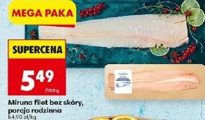 Miruna filet bez skóry, porcja rodzinna