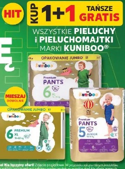 Wszystkie pieluchy i pieluchomajtki marki Kuniboo