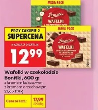 Wafelki w czekoladzie Bonitki