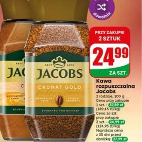 Jacobs Cronat Gold kawa rozpuszczalna