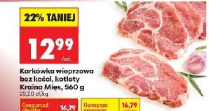 Karkówka wieprzowa bez kości, kotlety Kraina Mięs