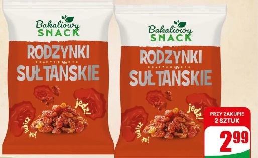 Rodzynki sułtańskie Bakaliowy Snack