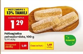 Półbagietka pełnoziarnista