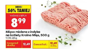 Mięso mielone z indyka na kotlety Kraina Mięs