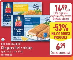 Golden Seafood Chrupiący filet z mintaja