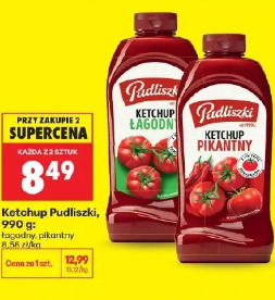 Ketchup Pudliszki łagodny, pikantny