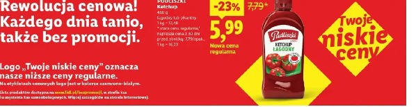 Pudliszki Ketchup łagodny