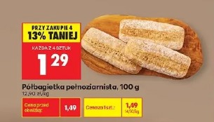 Półbagietka pełnoziarnista