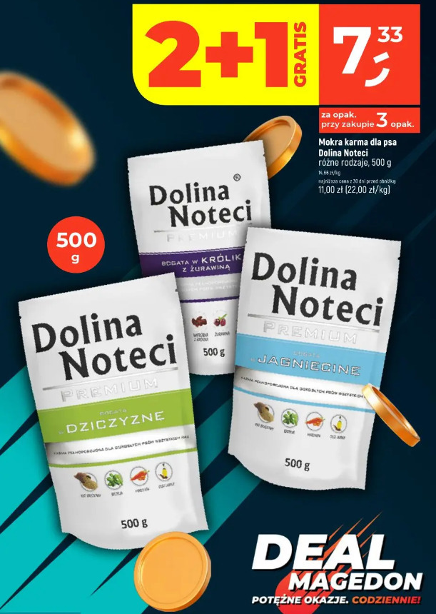 Mokra karma dla psa Dolina Noteci