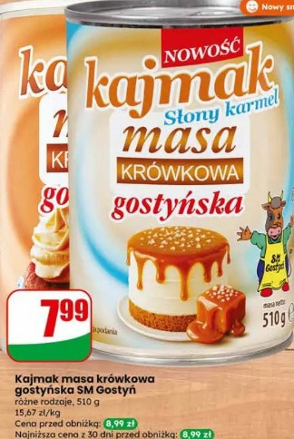 Kajmak masa krówkowa gostyńska SM Gostyń