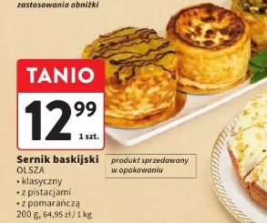 Sernik baskijski Olsza