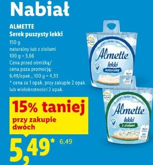 Almette Serek puszysty lekki