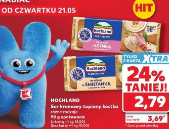 Hochland Ser kremowy topiony kostka różne rodzaje