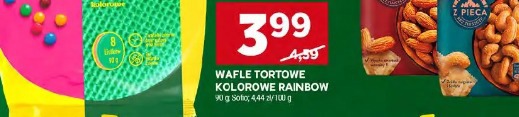 Wafle tortowe kolorowe Rainbow Lekorna