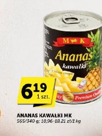 Ananas kawałki MK