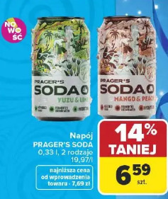Napój PRAGER'S SODA