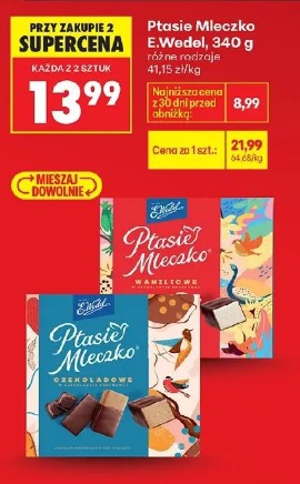 Ptasie Mleczko E.Wedel