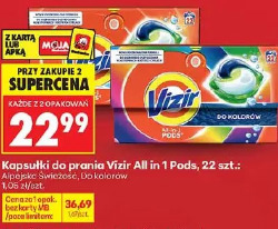 Vizir All in 1 Pods kapsułki do prania, 22 szt.