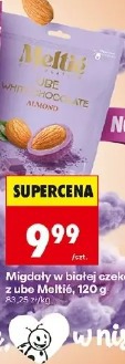 Migdały w białej czekoladzie z ube Meltie