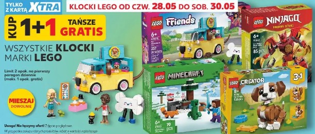 Wszystkie klocki marki Lego 1+1 gratis