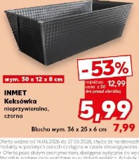 Inmet Keksówka nieprzywieralna czarna