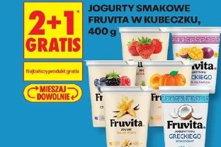 Jogurty smakowe Fruvita w kubeczku
